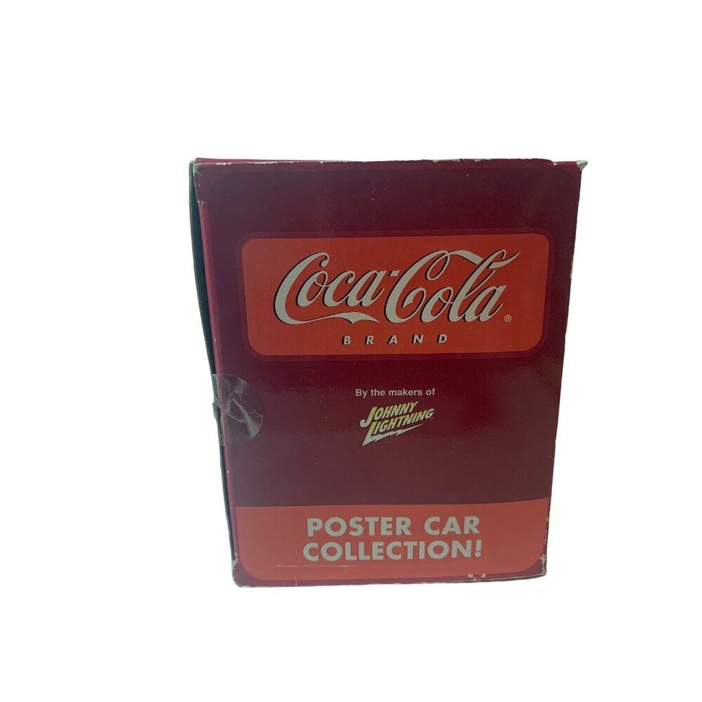 2003 Johnny Lightning Coca Cola Poster Car Collection 65VWBUS 37Coupe 59TBIRD - Picture 7 of 7